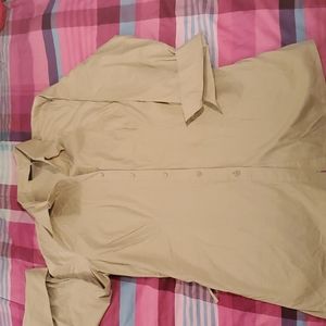 🍹6 for$20 ALC Stretch Beige 3/4 sleeve shirt with back draw string